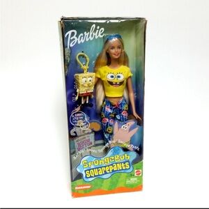 Barbie SpongeBob SquarePants Doll with Yellow Top